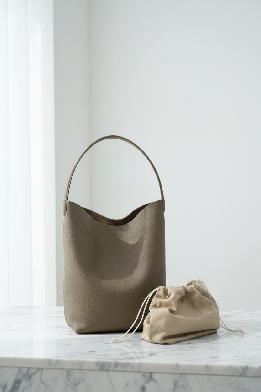 The Atelier — Khaki, White Marble