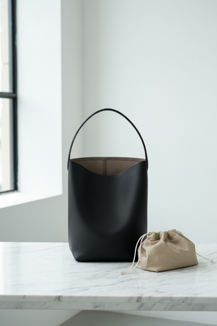 The Atelier — Midnight Black, White Marble
