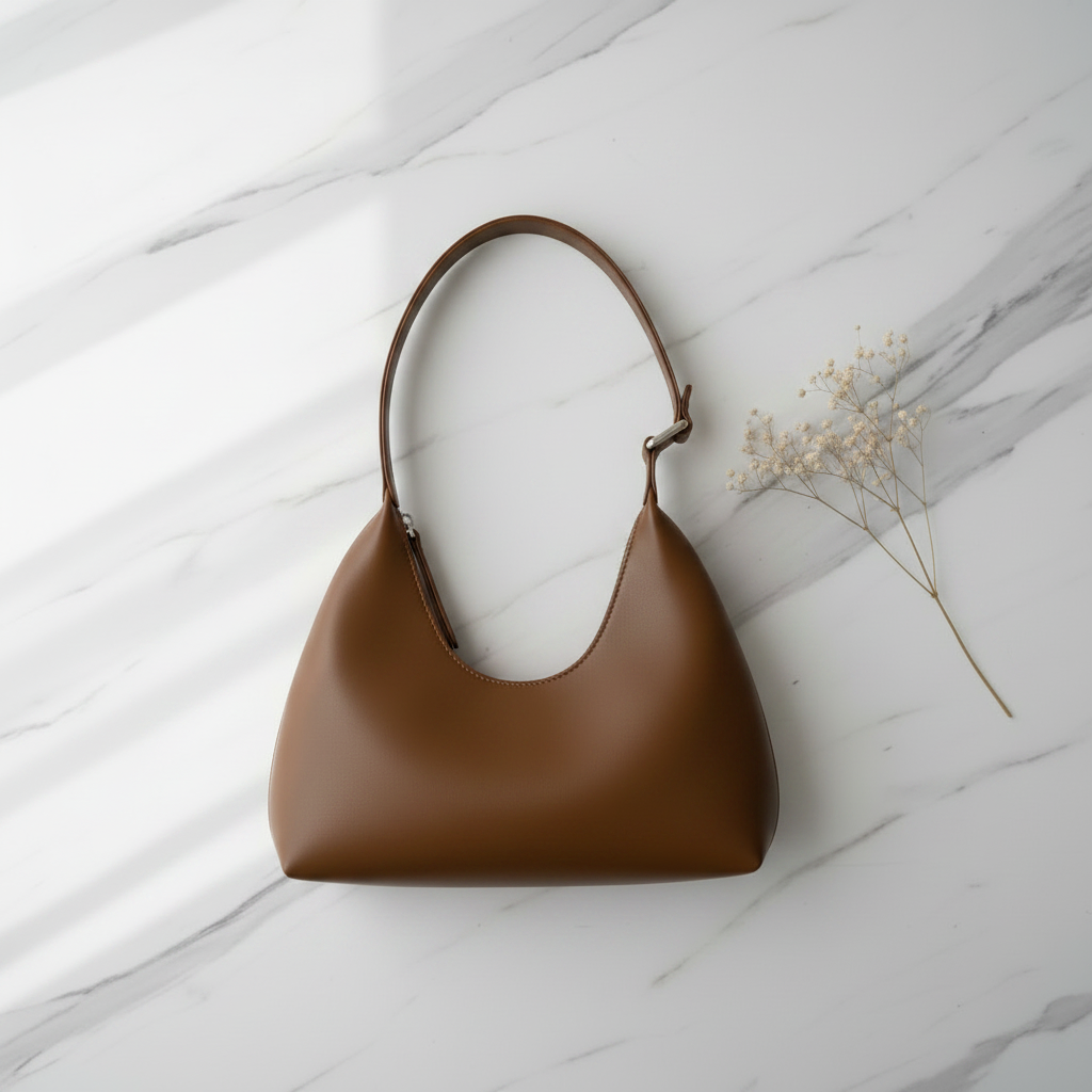The Plié — Cognac Flat Lay