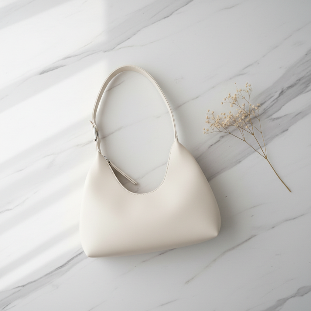 The Plié — Cream Flat Lay